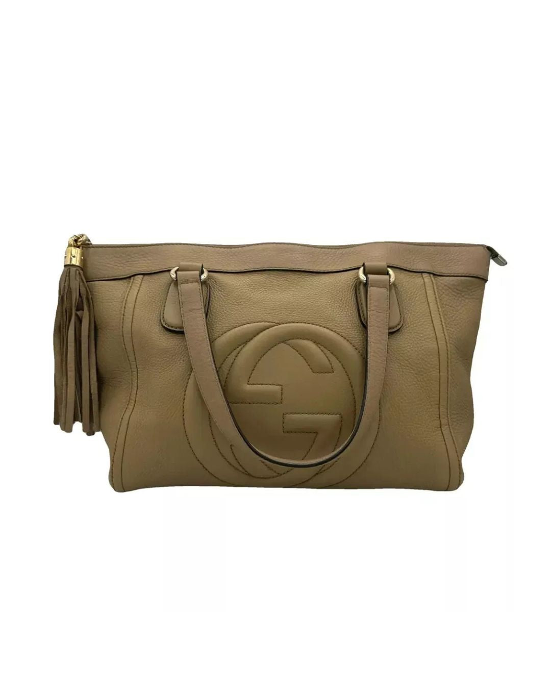 Gucci Soho Top Handle Leather Handbag