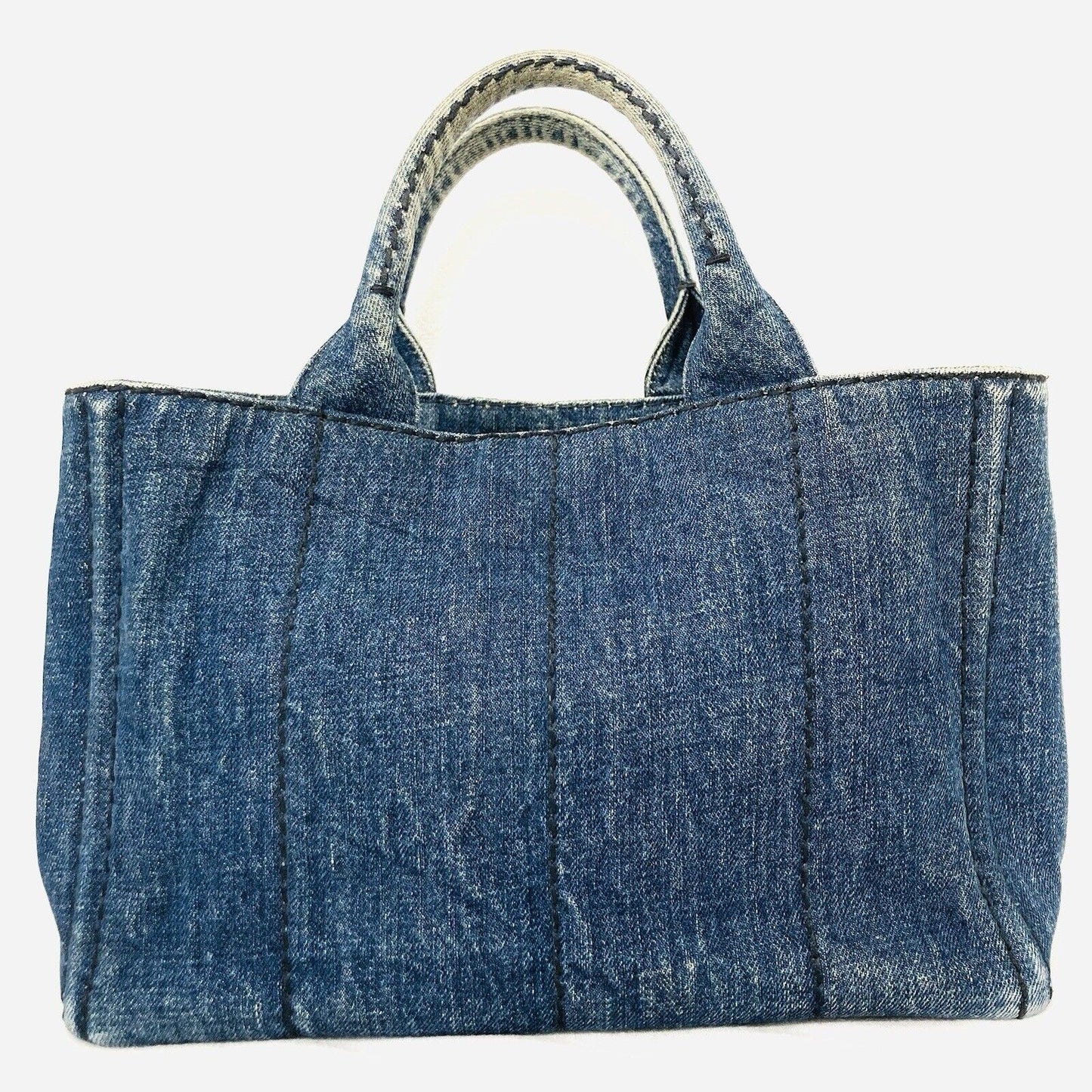 Prada Denim Canapa Handbag