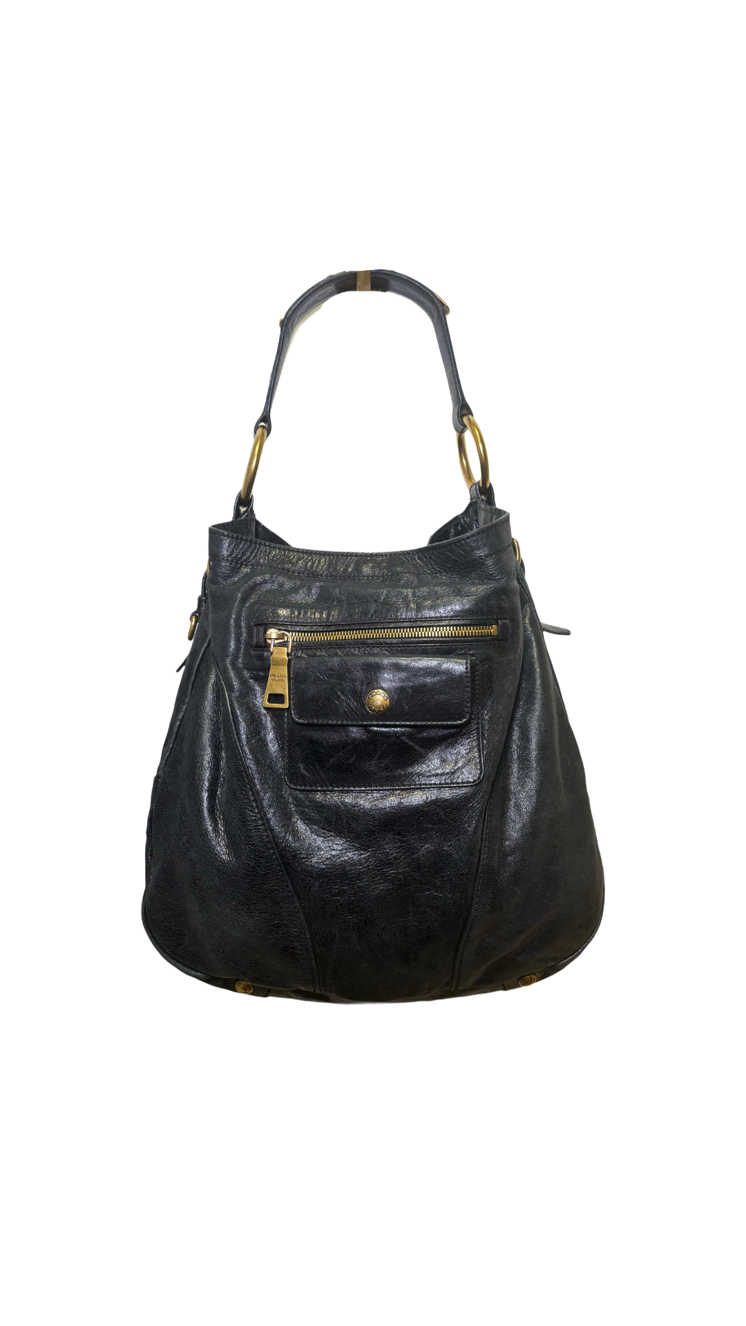 Prada Vitello Shine Shoulder Bag