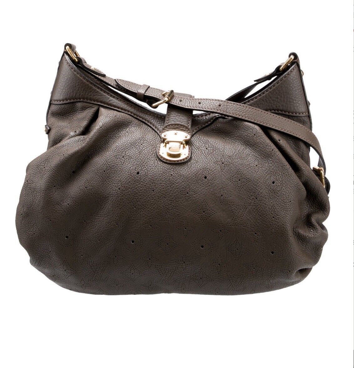 Louis Vuitton Mahina Brown Leather PM